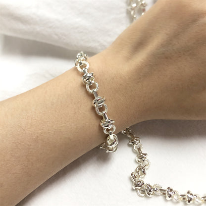 WT-BC175 Newest 18k Real Gold Plated Zinc Alloy Knotted Shape Twisted DIY Chain for Bracelet and Necklace Chain Women Chain