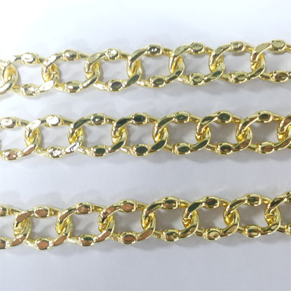 WT-BC170 Fashion Special Design Punk Shiny 18k Real Gold Plated Brass Chain for Women Jewelry Accessories Chain