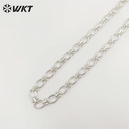 WT-BC192 Newest Fashion 18k Real Gold Plated Brass Chain Sell by Meters Oval Shape Handmade Europe Style Big Metal Chain