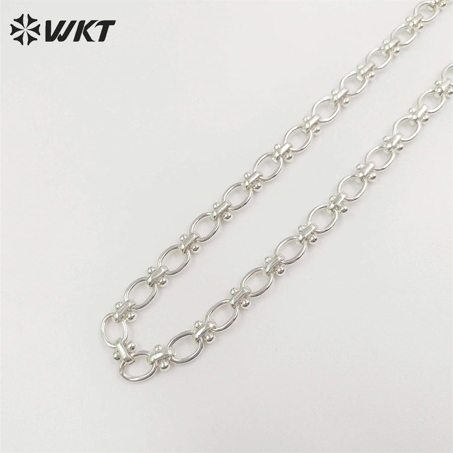 WT-BC192 Newest Fashion 18k Real Gold Plated Brass Chain Sell by Meters Oval Shape Handmade Europe Style Big Metal Chain