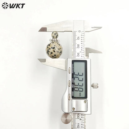 WT-P1930 Fashion Design Trendy New Precious Knife Shaped Colorful Stone Crystal Quartz Perfume Bottle Pendants