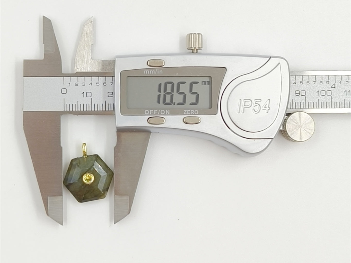 WT-P2060 Popular Trendy Round Zircon And Various Natural Gemstones Geometric Hexagon Pendants For Lady Necklace Handmade Jewelry