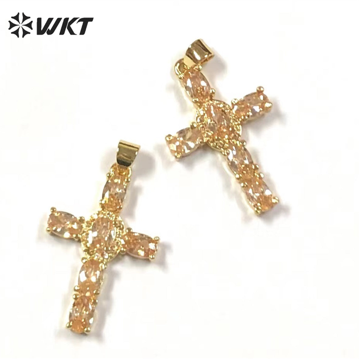WT-MP246 Fashion Shine Country Style Charming Pendant Cross Pendant Necklace Jewelry Accessories Cubic Zircon Pendant