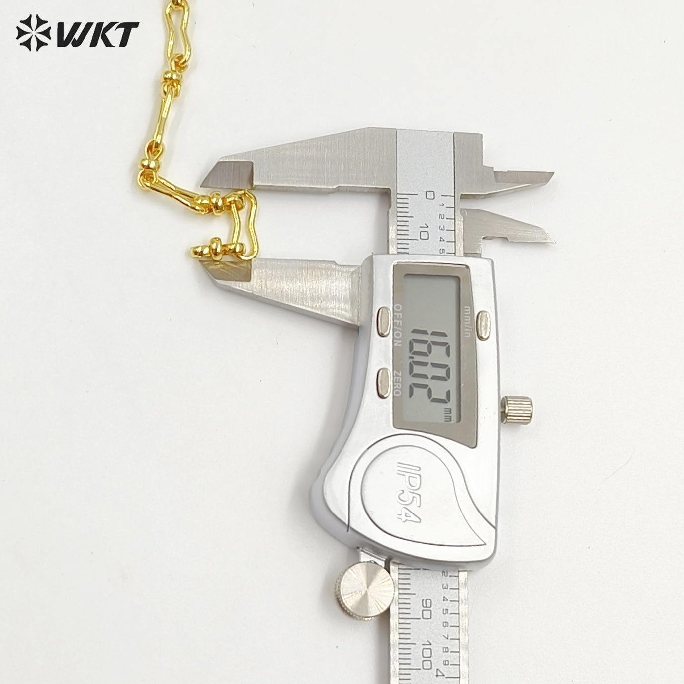 WT-BC256 Newest Sales Unique 18K Real Gold Plated Yellow Brass Chain for Female Chic Jewelry Design Accessories