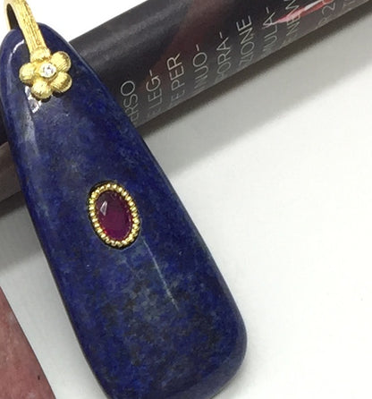 WT-P2148 New Arrival Round Zircon And Various Natural Gemstones Long Gold Pendants For Lady Elegant Earrings DIY Decoration