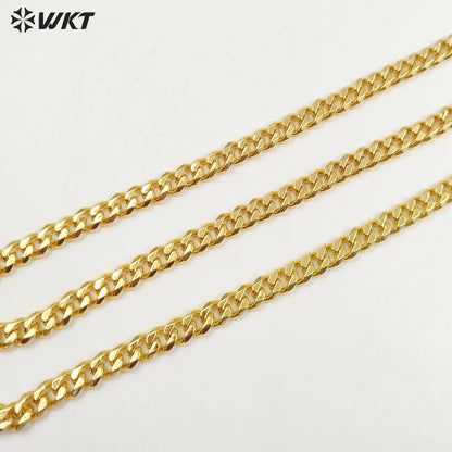 WT-BC226 Europe and the United States Personality Big Cuban Chain As Collarbone Necklace Jewelry Accesory