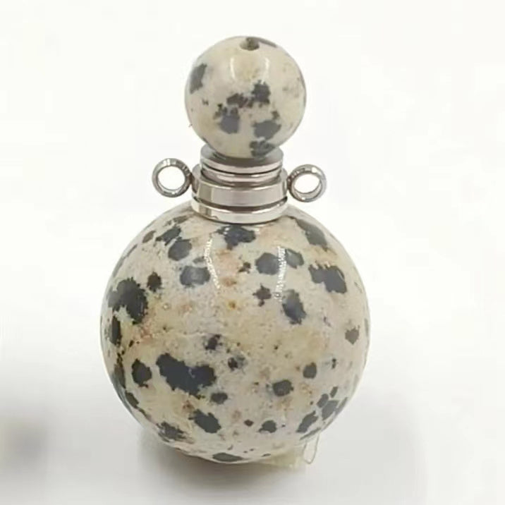 WT-P1930 Fashion Design Trendy New Precious Knife Shaped Colorful Stone Crystal Quartz Perfume Bottle Pendants