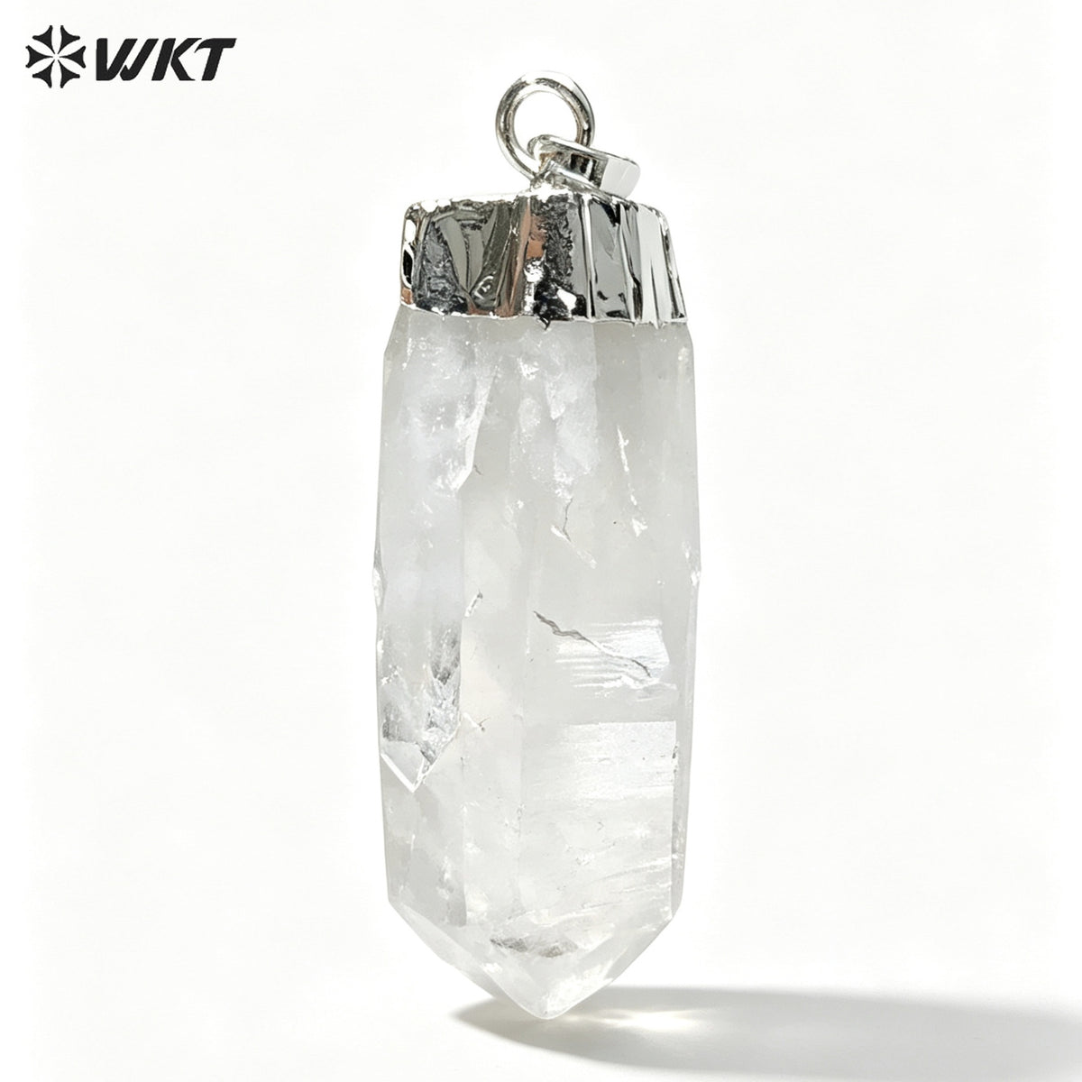 WT-P968 Exclusive Crystal Point Pendant Wholesale,Natural Crystal Point Pendant Crystal Stone with Gold Electroplated