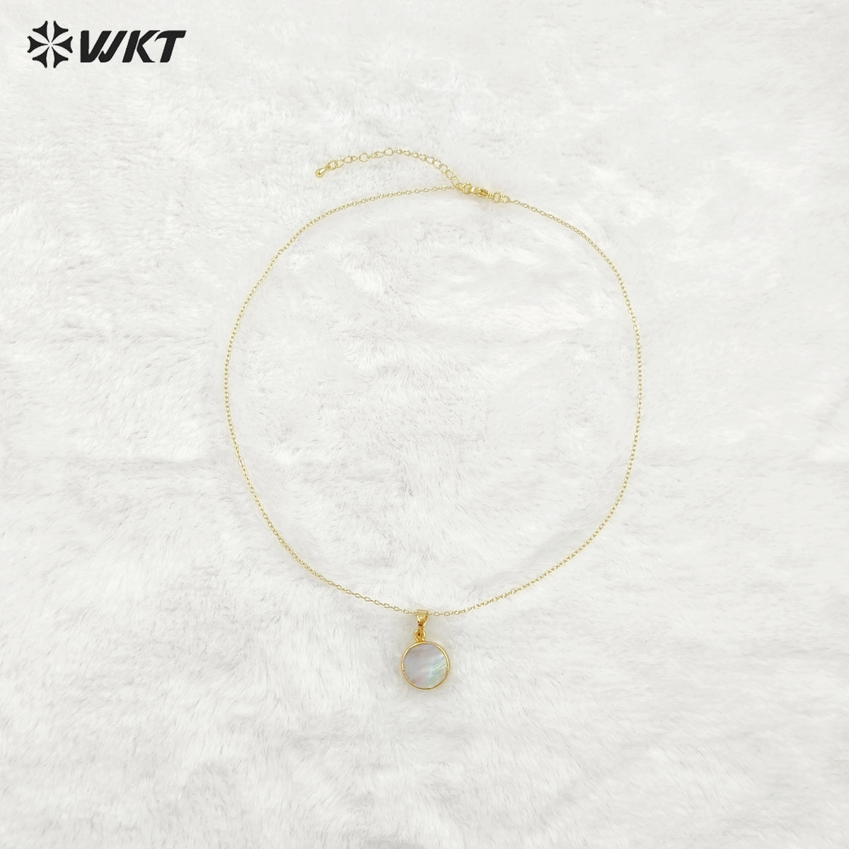 WT-N826 Amazing Natural Round Pearl Jewelry Necklace, Wholesale 12mm Gold Plated Black Pearl Jewelry Necklace for Gift