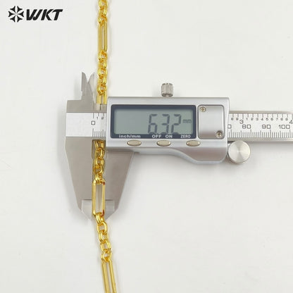 WT-BC231 Europe and the United States Simple Gold Temperament Metal Texture Necklace Hip-hop Cool Style Clavicle Chain