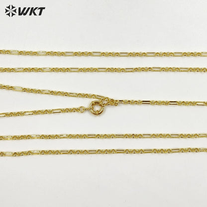 WT-JN406 Newest Fashionable Gold Plated Natural Trumpet Shell And Pearl Long Necklace For Lady Beach Matching Accessories