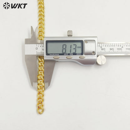 WT-BC226 Europe and the United States Personality Big Cuban Chain As Collarbone Necklace Jewelry Accesory