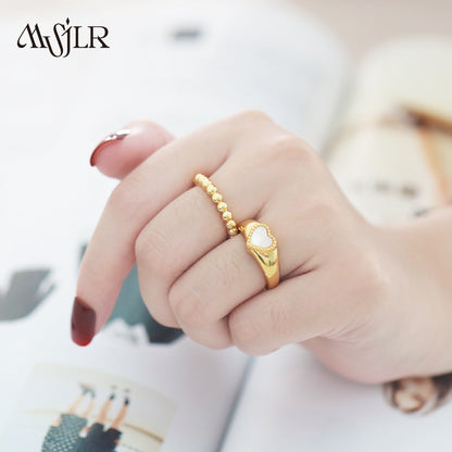 WKT-MVR045 High Quality Creative and Personalized Planet Ring for Female Niche Design Simple and Fashionable Ring Opening