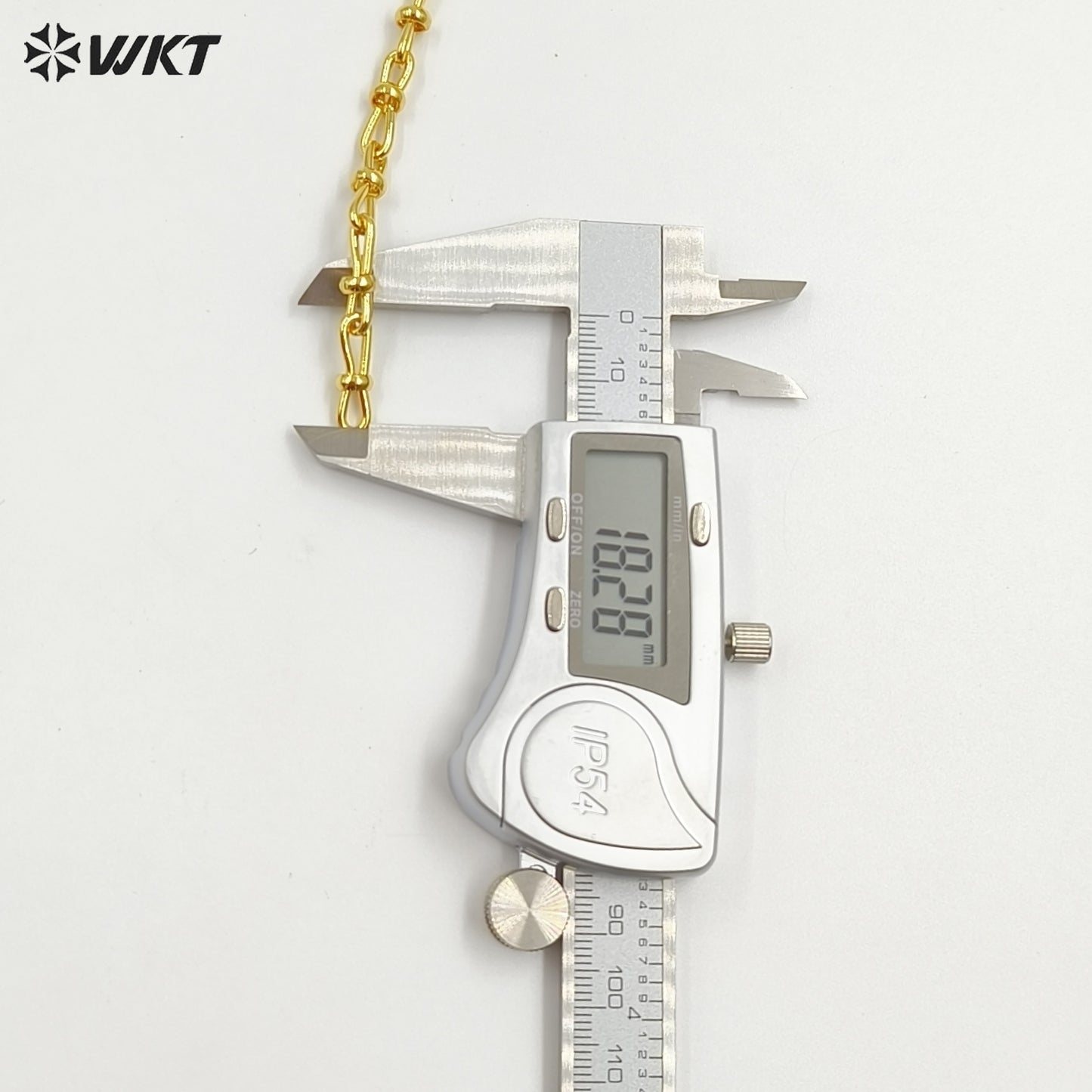 WT-BC255 Beautiful Finding Design Yellow Brass Chain With Gold Plated Lovely Bow Knot Shape for Bracelet Necklace Jewelry DIY