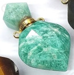 WT-P1756 WKT Mysterious and Elegant Jewelry Natural Stone Perfume Bottle Pendant Nice for Lady for Party As a Gift