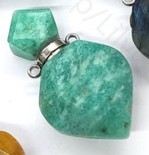 WT-P1756 WKT Mysterious and Elegant Jewelry Natural Stone Perfume Bottle Pendant Nice for Lady for Party As a Gift