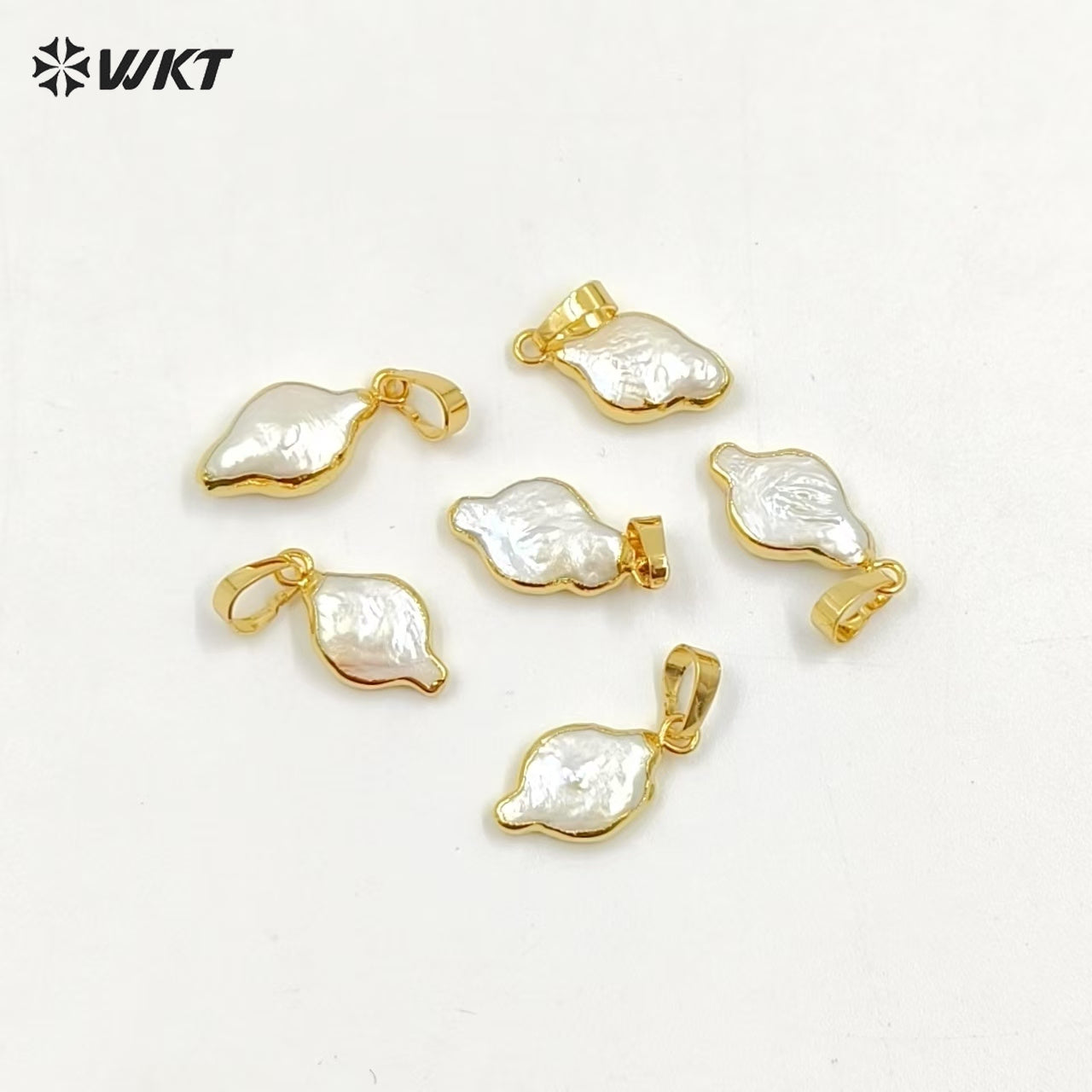 WT-P971 Fashion Rhombus Pearl Pendant for Jewelry Making,Natural Pearl Pendant in Rhombus Shape in High Quality Pearl Jewelry