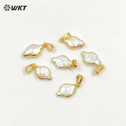 WT-P971 Fashion Rhombus Pearl Pendant for Jewelry Making,Natural Pearl Pendant in Rhombus Shape in High Quality Pearl Jewelry