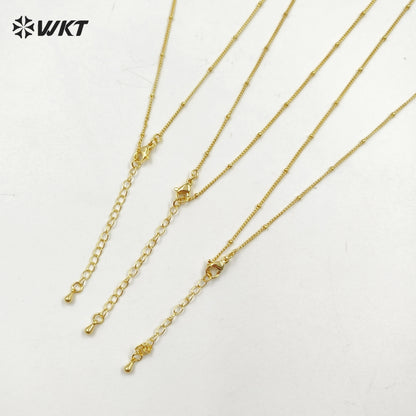 WT-JN268 Wholesale Fashion Gold Plated Natural Irregular Freshwater Pearl Pendant Necklace for Lady Gift in Gorgeous