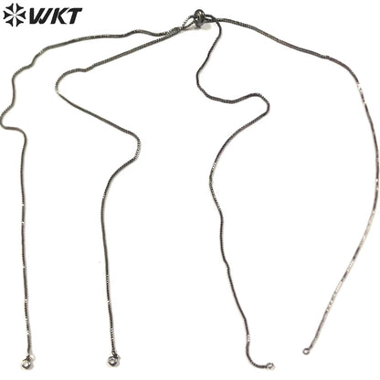 WT-BFN041 30inch Length Gold Chain With 18k Gold Plated Yellow Brass Chain Exquisite and Compact Link Chain for Paty