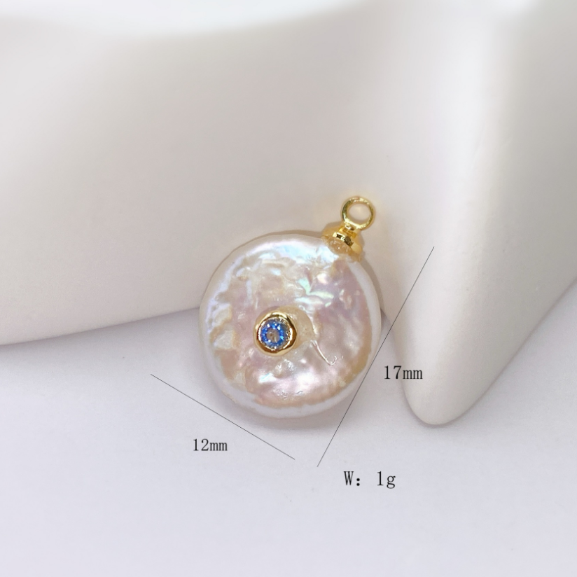 WT-JP530 Wonderful High Quality Natural Pearl With Round Watedrop Heart Shape Zircon Pendants And Necklaces As Popular Jewelry