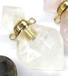 WT-P1756 WKT Mysterious and Elegant Jewelry Natural Stone Perfume Bottle Pendant Nice for Lady for Party As a Gift