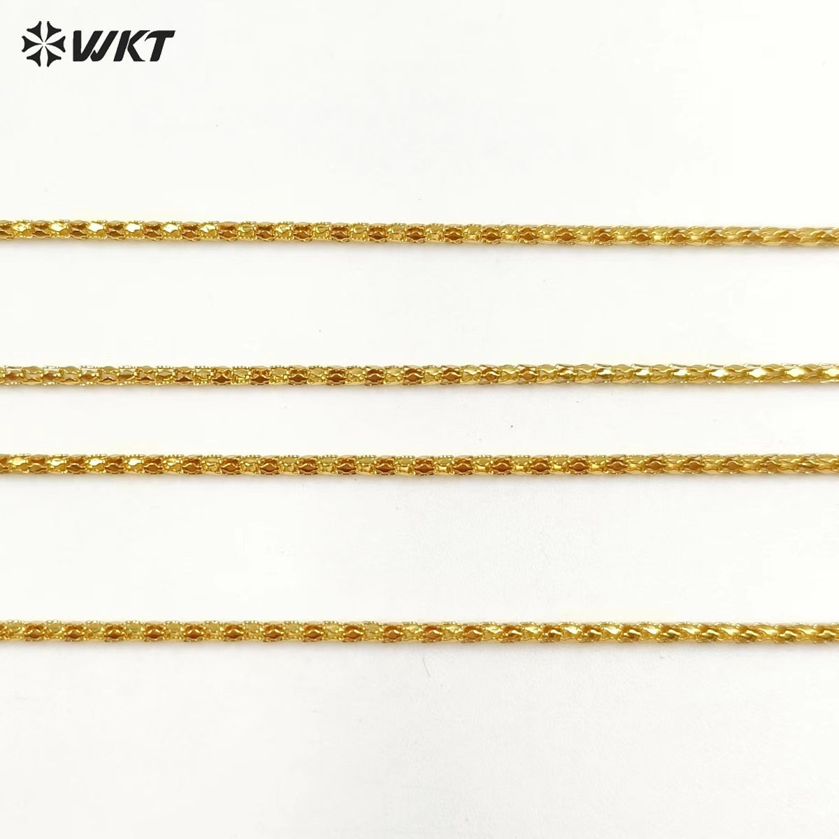 WT-BFN030 WKT 2022 Unique Style Yellow Brass With Gold Necklace New Arrival Hot Sale for Women Metal Necklace Jewelry