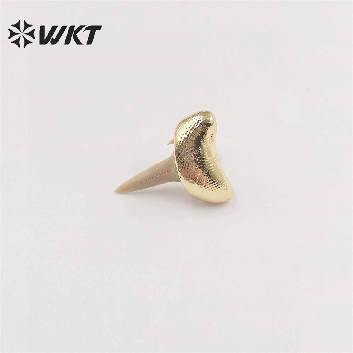WT-E715 New Unique Specimen Tooth Earrings 18k Gold Plated Teeth Jewelry Studs for Women Gift Boho Style Teeth Earrings