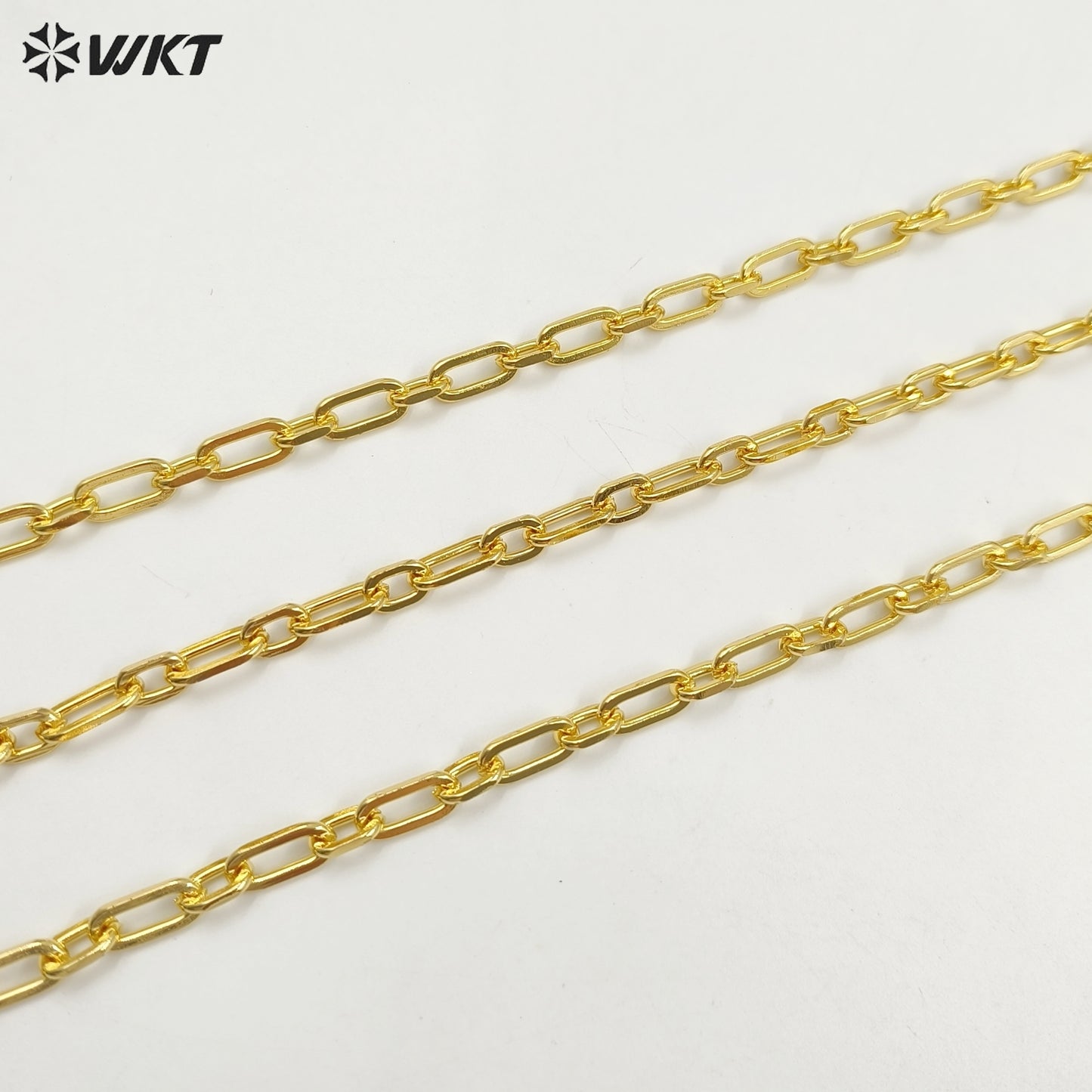 WT-BC223 New Design Cool Wind 18K Gold Plated Metal Sweater Chain Pig Nose Shape Women Jewelry Findings