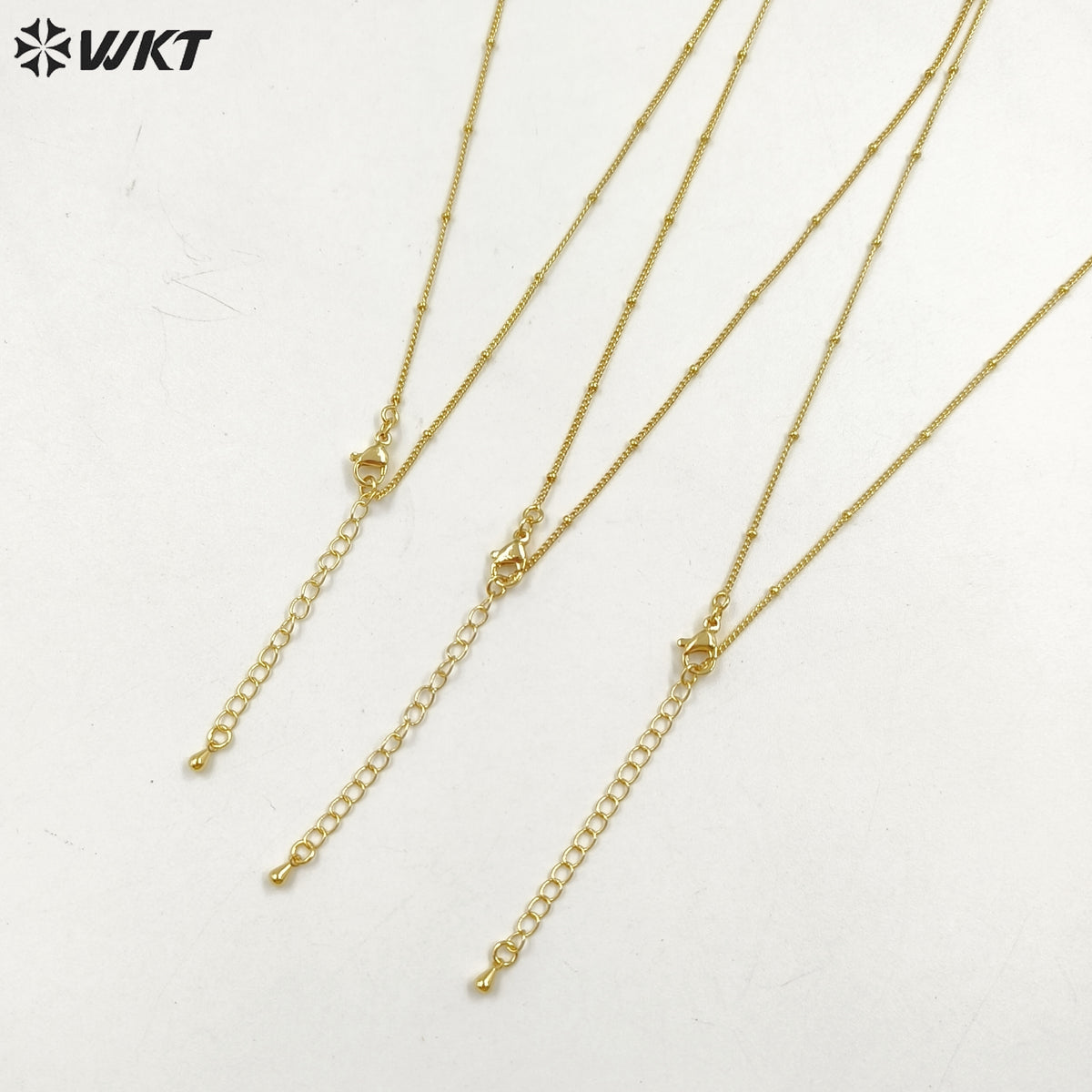 WT-N1124 Wholesale Freshwater Pearl Connector Necklace, 18K Real Gold Plated Stick Shape Freshwater Pearl Necklace
