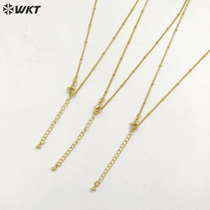 WT-N1124 Wholesale Freshwater Pearl Connector Necklace, 18K Real Gold Plated Stick Shape Freshwater Pearl Necklace