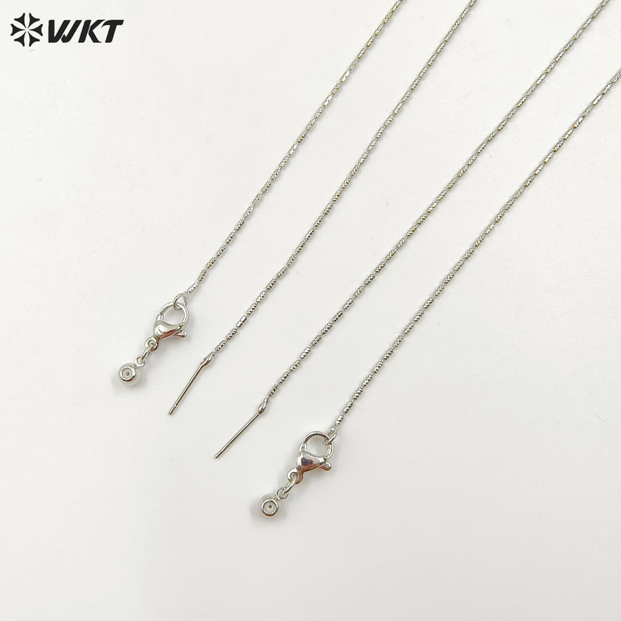 WT-BFN062 Fashion 18k Real Gold Plated Women Jewelry Bamboo Chain for Pendants Match Neckllace