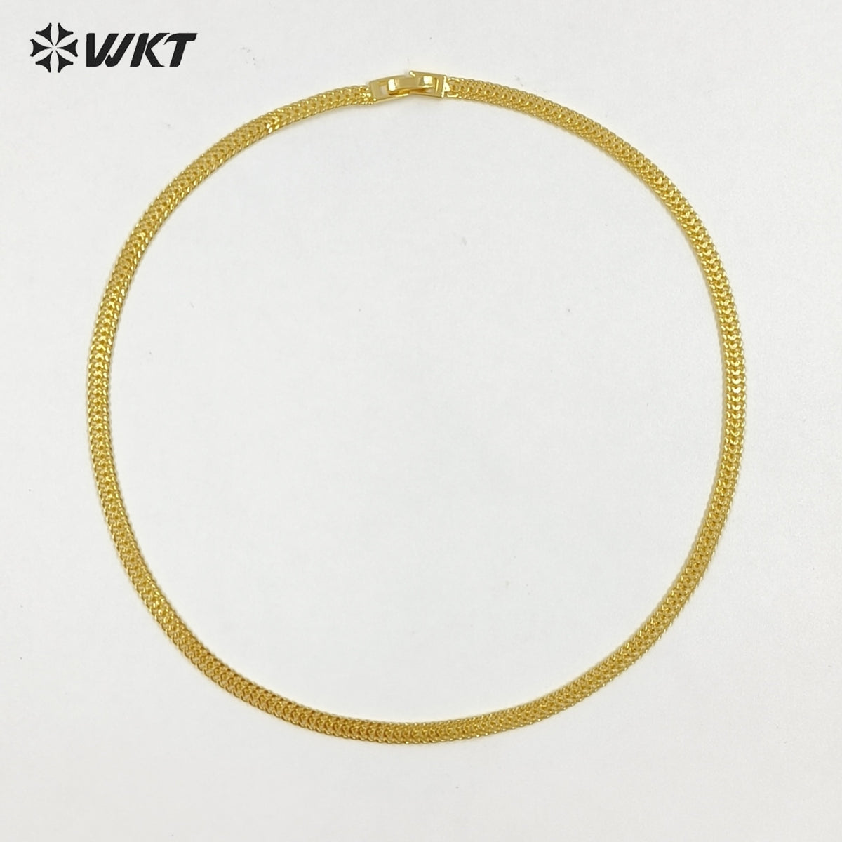WT-JFN64 Factory Wholesale 18K Gold Electroplated On Yellow Brass Chain Necklace For Female Fashion Jewelry Pendant Matching