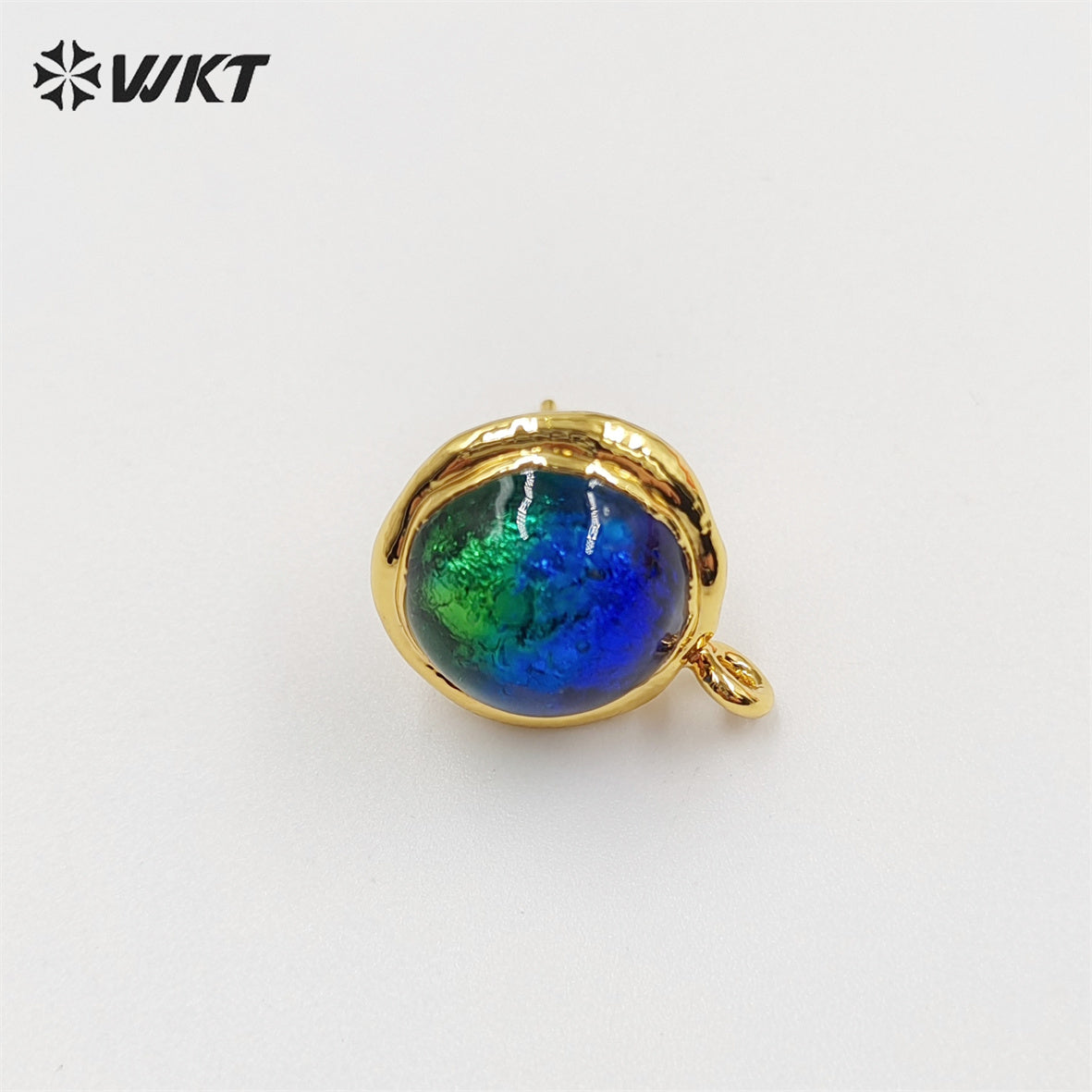 JFE78 Amazing Fashion 18k Real Gold Plated Coloured Glaze Studs Earrings Women Handmade Jewelry Accessory Findings Earrings