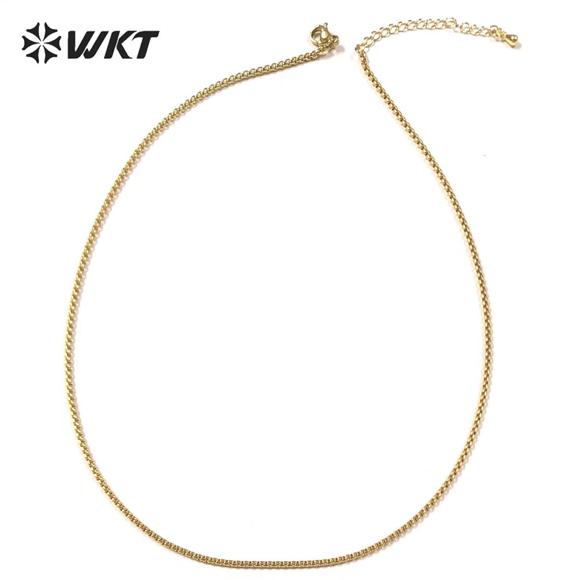 WT-BFN038 Lovely and Vintage Gold Chain with 18k Gold Plated Yellow Brass Chain for Women and Gifts