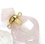 WT-P1756 WKT Mysterious and Elegant Jewelry Natural Stone Perfume Bottle Pendant Nice for Lady for Party As a Gift