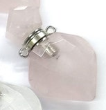 WT-P1756 WKT Mysterious and Elegant Jewelry Natural Stone Perfume Bottle Pendant Nice for Lady for Party As a Gift